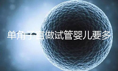 單角子宮做試管嬰兒要多少錢？移植2個(gè)至少需要這個(gè)數(shù)字